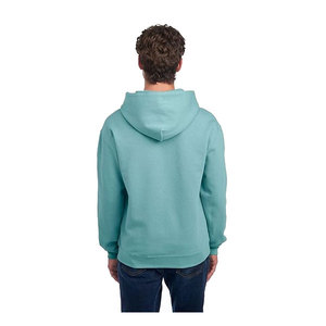 เสื้อฮู้ดผ้าฟลีซฟอกสีวินเทจโอเวอร์ไซส์ผ้าคอตตอนใส่กับแสงแดดระบายอากาศได้ดี - Product Image 6