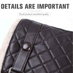 Gants en cuir véritable pour hommes Gants de conduite souple pour la saison d'hiver/Gants en cuir à la mode pour hommes en cuir véritable - Product Image 3