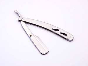 Single <b>Blade</b> Stainless Steel <b>Razor</b> for Personal or Professional Use <b>Straight</b> <b>Razor</b> with Replaceable <b>Blade</b> OEM MOQ 10 Pieces - Product Image 5