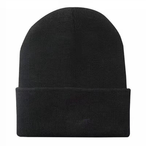 Buy High Quality Knitted Beanie Hats Custom logo Wholesale Embroidered Unisex Winter Warm Beanie Hat 2025 - Product Image 5