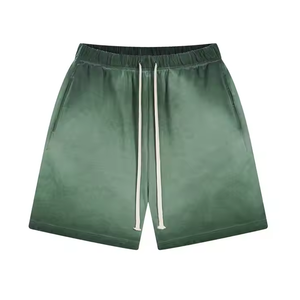 Alta calidad 100% algodón hombres Casual Sun Faded Shorts Diseño Popular Venta caliente patrón sólido SUN Shorts - Product Image 2