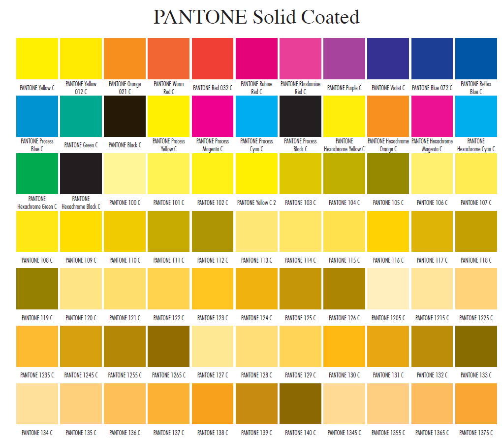 Pantone colour
