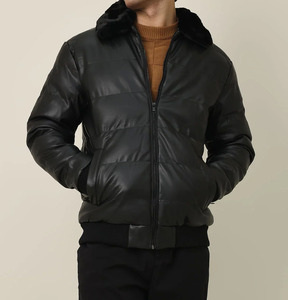 Vestes d'hiver unisexes personnalisées en gros, qualité supérieure, vêtements de rue d'extérieur, doudoune, chaude, imperméable, col à capuche en fourrure - Product Image 3