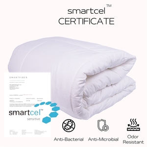 Taiwan Smartcel Antibacterial Antimicrobial White Eco-Friendly Luxury <b>Hollow</b> <b>Fibre</b> Quilted Duvet Set for Home Use - Product Image 5