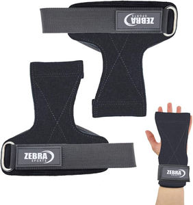 Muñequeras de cuero Oxford de doble capa para un agarre óptimo de entrenamiento de gimnasio Guantes de fitness hechos a medida para levantamiento de pesas - Product Image 2