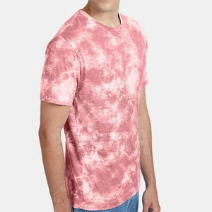 T-shirt Tie Dye pour homme de haute qualité, élégant, 100% coton, tricoté, respirant, séchage rapide, manches courtes, vente en gros, nouveau design au Pakistan - Product Image 4