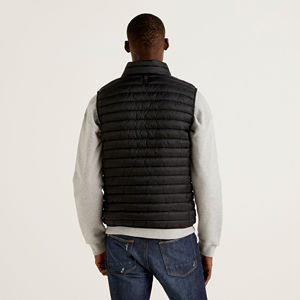 Logo personnalisé décontracté sans manches hiver chauffant gilet bouffant imperméable respirant OEM service laine nylon coton sport de plein air - Product Image 2