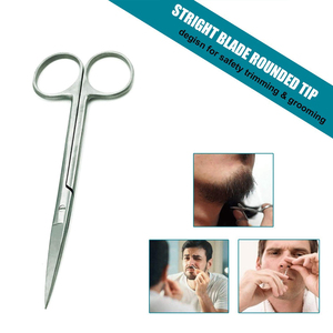 Tijeras de uñas de último diseño 2024, tijeras de uñas de hoja afilada personalizadas de buena calidad, acabado de espejo curvo, tijeras de uñas para cutículas - Product Image 3