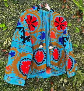 Suzani bordado chaqueta al por mayor borde libre - Product Image 1