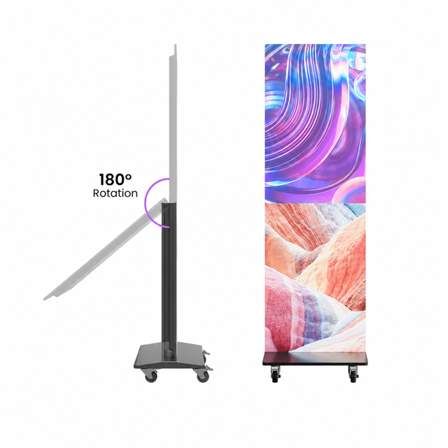 Portable LED Outdoor Advertising Poster Player Plug Play Smart Digital Signage High Brightness Text Energy Saving Restaurant