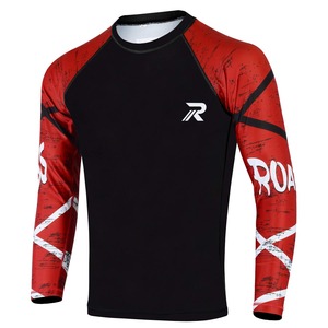 Premium <b>Rash</b> <b>Guard</b> <b>Men</b> long Sleeve Gym Quick Dry Compression Fit Training Shirt OEM Sports wear Full Body Coverage Long Sleeve - Product Image 4