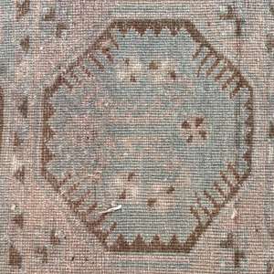 Tapis turc vintage 0,1x3,1 pi (4x95 cm), tapis oriental brun - Product Image 3