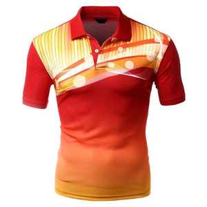 Chemises pour hommes sur mesure OEM, en toile de polyester de haute qualité, grande taille, manches courtes, pour l'été, respirantes, anti-plis, séchage rapide - Product Image 1