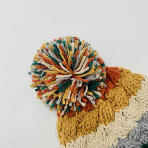 Venta al por mayor Bennie invierno cálido grueso gorro de punto para hombres pescador gorros 3D bordado cómodo adulto deportes accesorio - Product Image 4