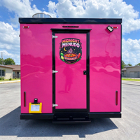 Chariot de restauration mobile avec cuisine complète et personnalisation de la marque pour la vente de rue, les événements et les festivals - pour les vendeurs de nourriture et les startups