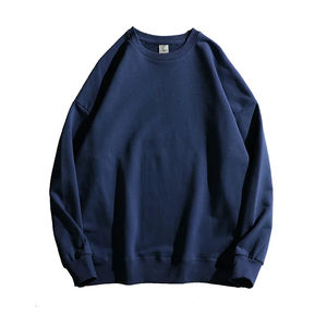 เสื้อสเวตเชิ้ตคอกลมผ้าฝ้าย 100% คุณภาพสูง 380GSM แบบสั่งทำพิเศษ เนื้อผ้าเฟรนช์เทอร์รี่หนานุ่ม ทรงโอเวอร์ไซส์สำหรับผู้ชาย - Product Image 4