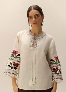 Chemise d'été en popeline simple, décontractée, bohème, écologique, à manches courtes, pour l'hiver, saison printemps - Product Image 6