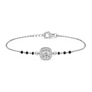 NOVAMART Fine Buy Pure Silver Mangalsutra Bracelets Fine Beaded Gift for <b>Wives</b> Wholesale Export - Product Image 1