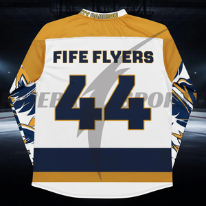 Premium Quality Factory Wholesale Custom Breathable 100% Polyester Moisture-Wicking Ice Hockey Uniforms Set Customized Design - Product Image 4