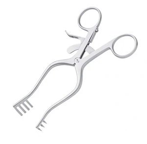 Retractor Weitlaner personalizado 3x4 puntas 18mm cirugía plástica profunda Retractor alemán de acero inoxidable - Product Image 5