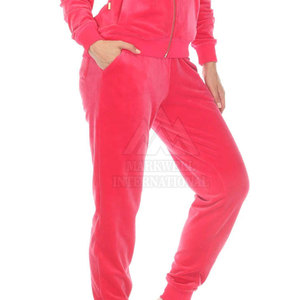 Ropa informal de alta calidad de moda para mujer, chándal de terciopelo, ropa deportiva, chándal para correr para mujer - Product Image 5
