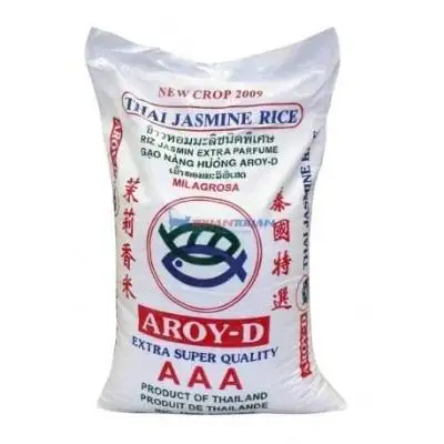 Качественный белый рис Жасмин из тайской фабрики-дешевая цена