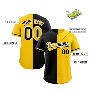 Chemise de baseball à manches courtes Prix raisonnable T-shirt de baseball avec logo personnalisé Maillot respirant de haute qualité - Product Image 2