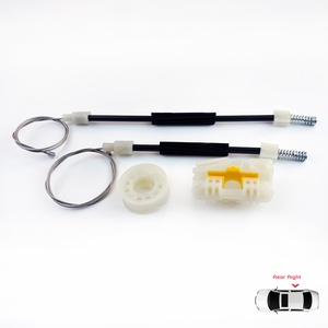 Juego de Reparación de Elevalunas Eléctrico BWR5376, Puerta Trasera Derecha para Leon MK2 1P 1P1 2005-2012 5 Puertas HB 1P0839462A - Product Image 1