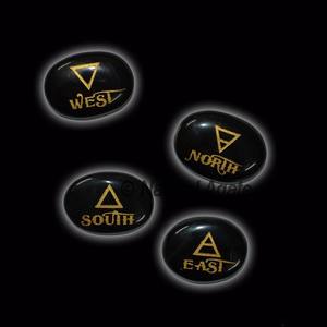 Grossiste et fournisseur de tours d'agate noire, ensemble d'éléments de Reiki - Product Image 2