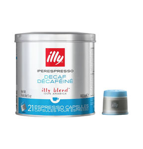Illy IPERESPRESSO Décaféiné HOME x 21 capsules BOÎTE Prix d'usine pour les grands importateurs et les distributeurs de café en capsules haut de gamme - Product Image 1