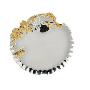 BAS quantité minimale de commande Nouveau Design Luxueux Plateau De Service Avec Un Design Métallique Nouvelle Arrivée Qualité Fantastique - Product Image 3
