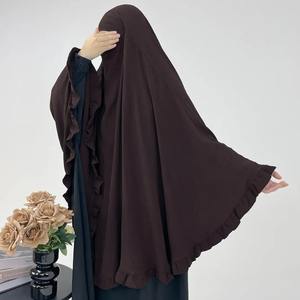 ชุดเดรสอาบายาแบบอิสลามน่ารักสำหรับผู้หญิง, เดรสแขนปีกค้างคาวสไตล์อาหรับชุดคลุมคลุมสำหรับใส่สวดมนต์สไตล์ตุรกี - Product Image 3