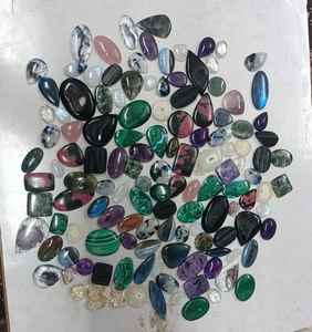 Calidad AAA mezcla piedra mezcla forma cabujón piedras preciosas naturales semipreciosas proveedor a precio de fábrica - Product Image 3
