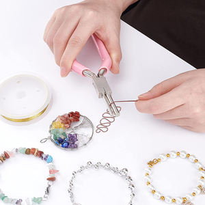 Alicate para Joyería de 6mm y 4mm, Color Rosa Claro, Mango con Agarre, Doble Resorte, Herramienta para Fabricación de Joyas - Product Image 5