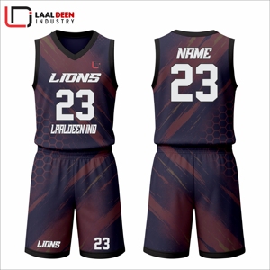 Cá Nhân Tùy Chỉnh Giá Rẻ 100% Polyester Bóng Rổ Jersey Thoáng Khí Đào Tạo Bóng Rổ Đồng Phục - Product Image 3