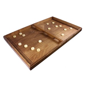 <b>Sling</b>-Me,<b>Fast</b> <b>Sling</b> <b>Puck</b> <b>Game</b>,Pucket, 30" X 18",Natural Wood & Premium Plywood 2 Players Table Top Wooden Board <b>Game</b> - Product Image 1