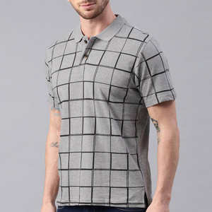 Chemise pour homme 100% coton, look quotidien élégant, logo brodé, anti-froissement, poche unie, taille personnalisée - Product Image 2