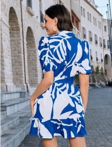 Trendy Floral <b>Printed</b> Cotton Dress Summer and Beach Wear for Women Stylish Boho Design Personalized Wedding Gift for Bride - Product Image 2