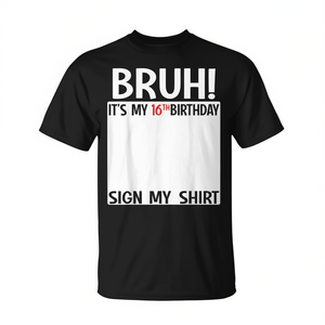 T-shirt a maniche corte per compleanno, unisex, girocollo, per adulti, con grafica celebrativa della maggiore età - Product Image 2