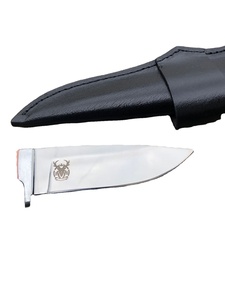 Mejor estilo Loveless cuchillo para acampar al aire libre personalizable OEM Funda de cuero cuchillo de combate de acero de Damasco para caza Bushcraft hueso - Product Image 2