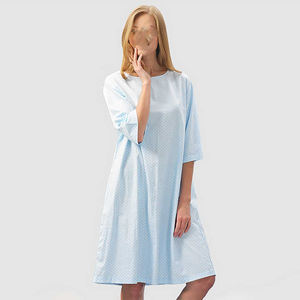 Robe de patient d'hôpital en coton unisexe de qualité supérieure/robes de patient uniformes d'hôpital - Product Image 1