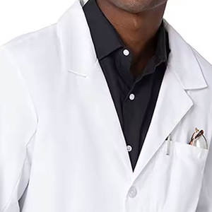 Blouse de laboratoire médicale en polyester, nouveau style, pour hommes, blouse de médecin, blouse d'hôpital - Product Image 5