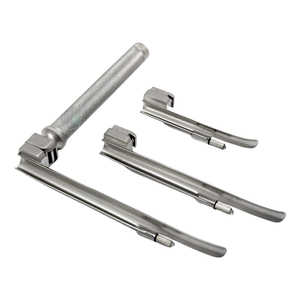 Ensemble de laryngoscope électrique professionnel Debonairii avec lame flexible en acier inoxydable, modèle Dii-LS-006, pour hôpital, clinique, voies respiratoires - Product Image 3