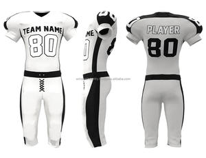 Vente en gros uniforme de football américain personnalisé de qualité unique, nouveau style d'uniforme de football américain à séchage rapide par sublimation - Product Image 2