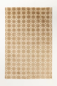 Alfombra de Lana Geométrica Anudada a Mano, Elegante y Duradera, Ideal para Decoración de Sala de Estar, Dormitorio u Oficina - Product Image 2