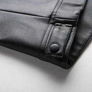 Vente en gros Gilet en cuir de haute qualité pour hommes, col mandarin, coupe-vent, respirant, écologique, séchage rapide, hiver, imperméable - Product Image 6