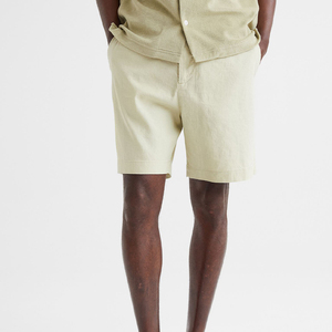 Pantalones cortos de pana de algodón Spandex de nuevo estilo de alta calidad para hombre, pantalones cortos chinos informales con logotipo bordado personalizado para hombre - Product Image 2