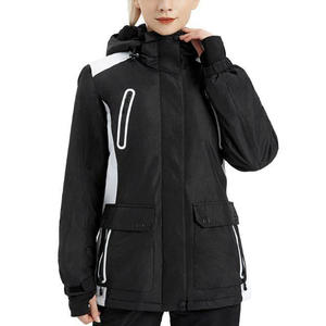 Veste de ski personnalisée pour femmes Streetgrace avec logo en tissu imperméable de fabrication OEM et soutien thermique - Product Image 1