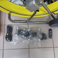 Caméra d'inspection des égouts avec écran HD 720P de 9 pouces, étanche IP67, éclairage LED blanc, endoscope industriel auto-nivelant de 40 mm