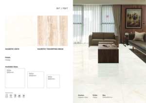 Carreaux de sol et de mur en porcelaine brillante 1200x1200 Carreaux architecturaux de luxe - Product Image 3